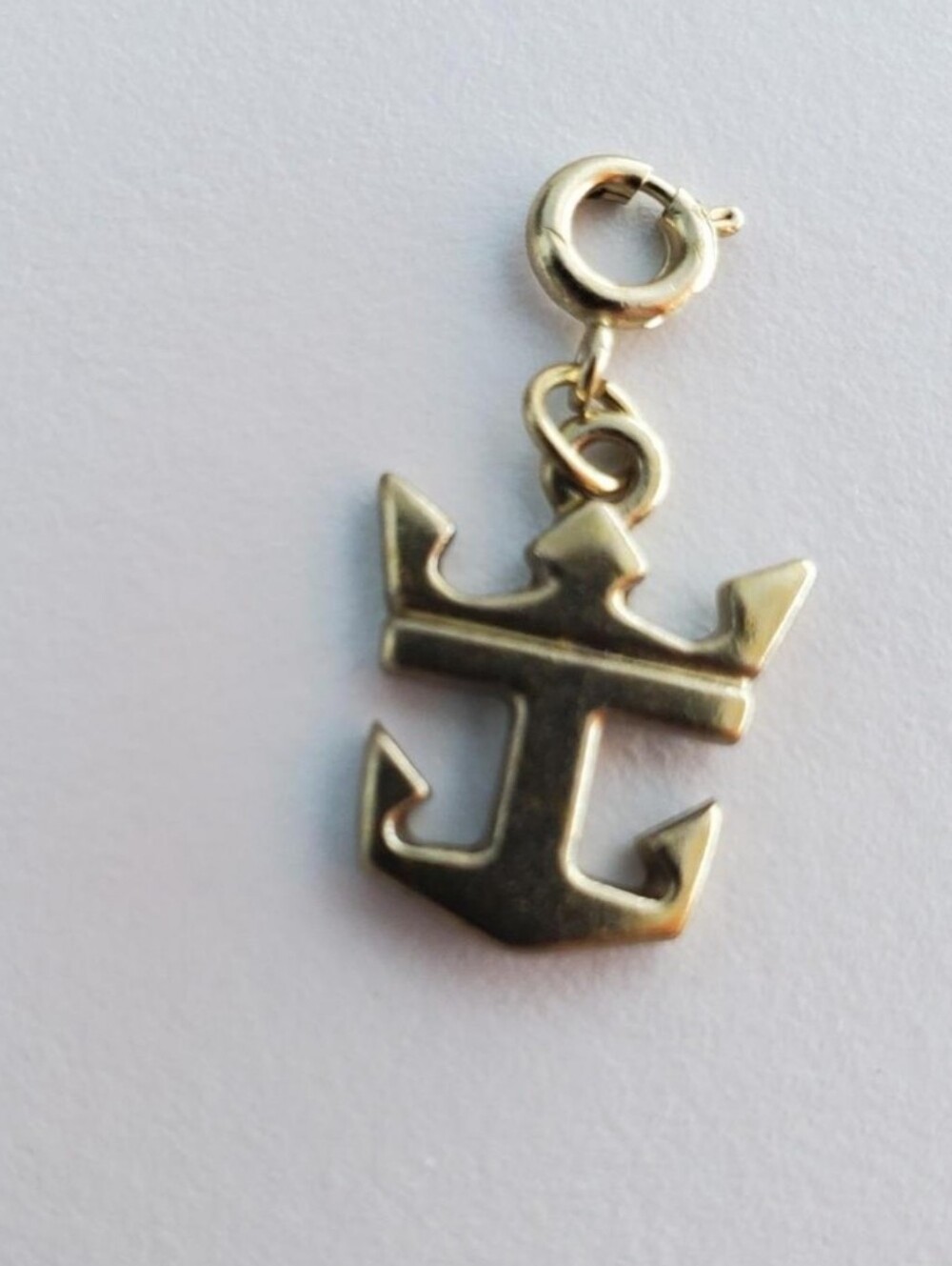 Royal Caribbean Gold Anchor Charm Pendant Accessory